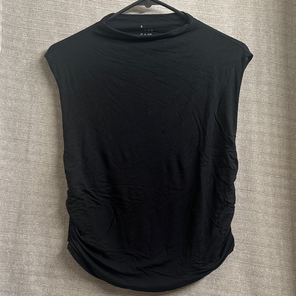 a new day Black Muscle Tee
